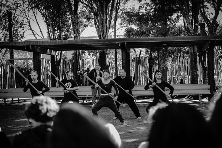 Mau Rākau - Māori martial arts taught at TWoA’s Mangakōtukutuku campus in Hamilton